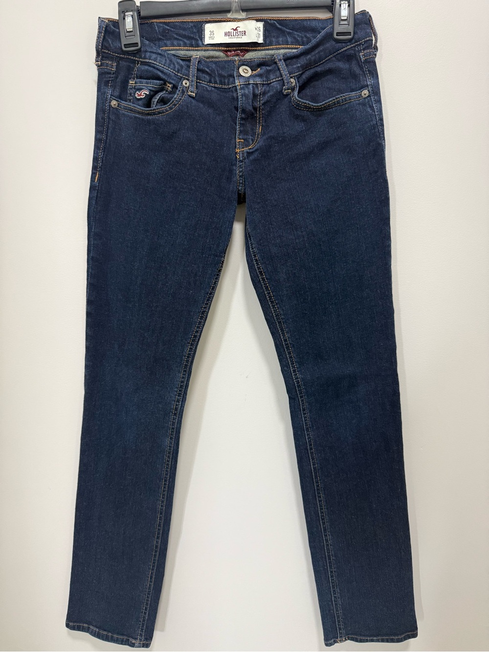 Hollister Women's So Cal Stretch Dark Blue Skinny Jeans